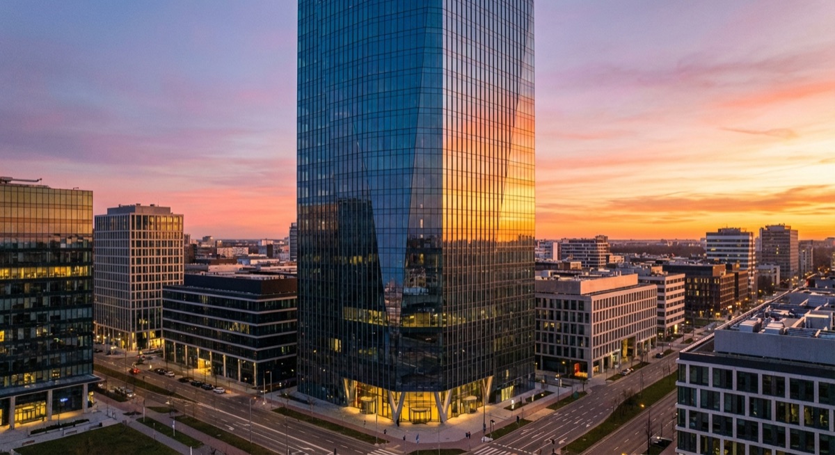 Modern office building